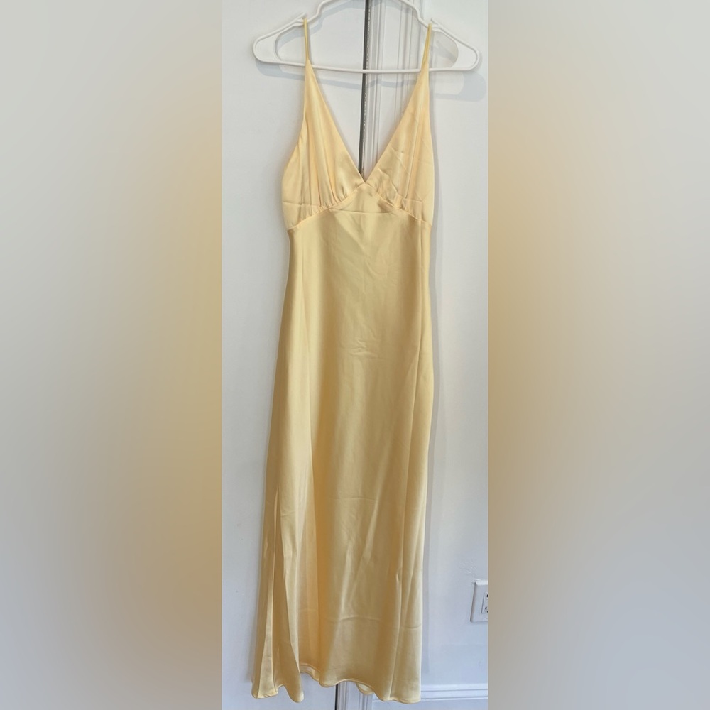 Billy J Yellow Ziah Maxi Dress
